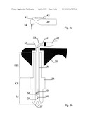 METHOD AND TOOL FOR CREATING A PERFORATION OR CAVITY IN A BONE OR BONE STRUCTURE IN CONTACT WITH A MEMBRANE diagram and image