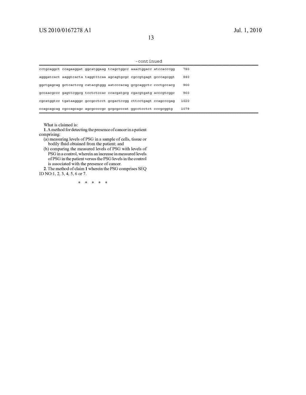 Novel Method of Diagnosing, Monitoring, and Staging Prostate Cancer - diagram, schematic, and image 14