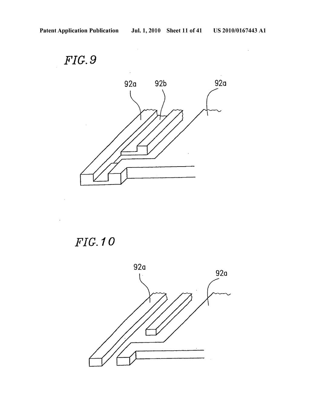 Active matrix substrate, method of making the substrate, and display device - diagram, schematic, and image 12