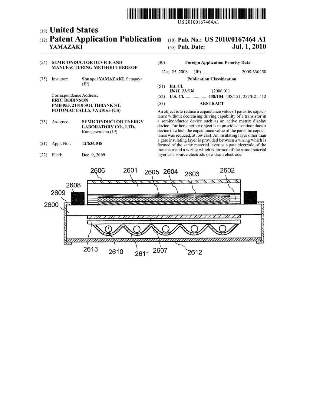 SEMICONDUCTOR DEVICE AND MANUFACTURING METHOD THEREOF - diagram, schematic, and image 01