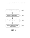 MOBILE PHONE AND METHOD FOR AUTOMATICALLY SWITCHING BETWEEN INCOMING CALL ALERT MODES OF MOBILE PHONE diagram and image