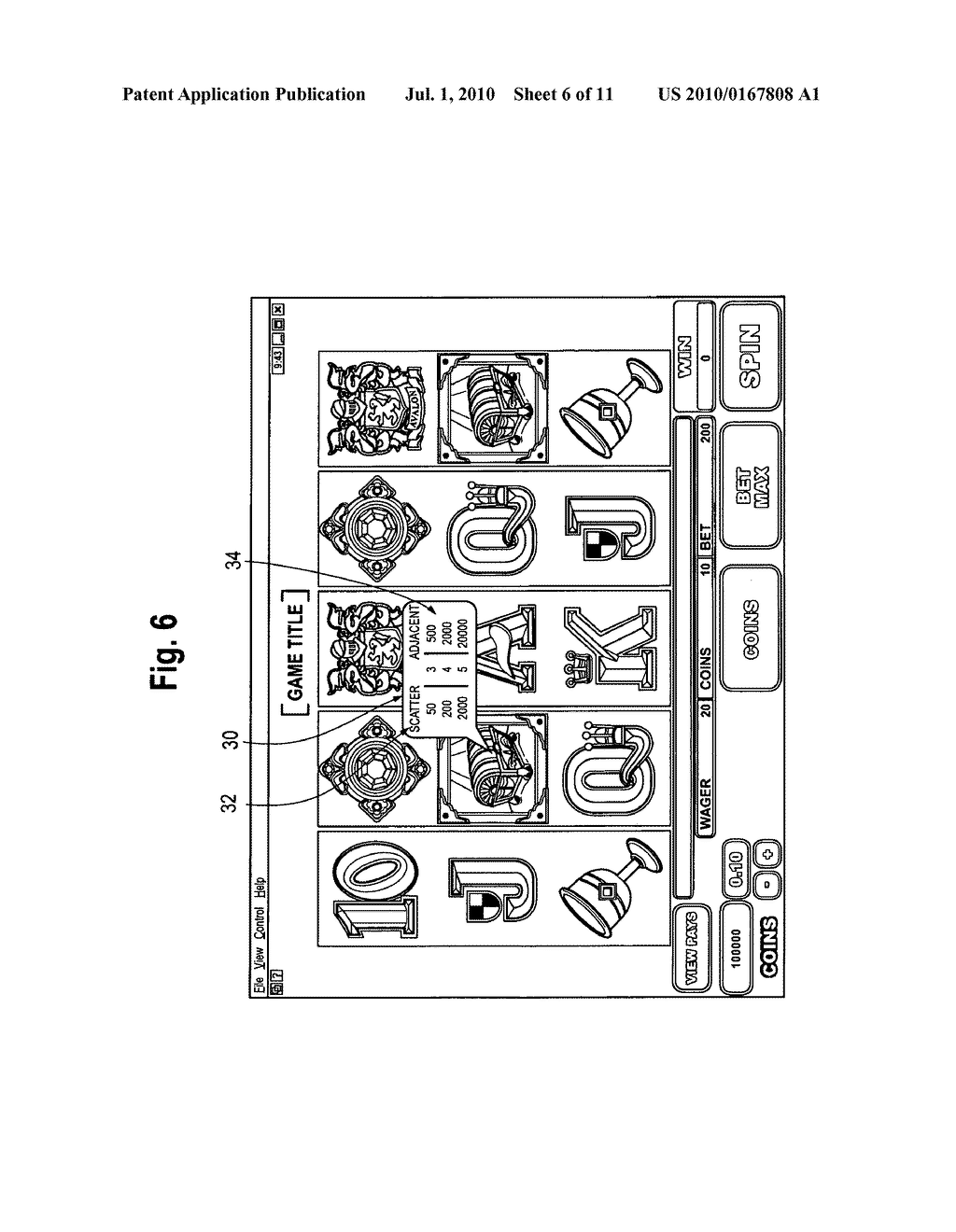 Game playing devices and video slots without paylines - diagram, schematic, and image 07