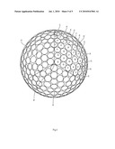 GOLF BALL AND PROCESS FOR PREPARING THE SAME diagram and image