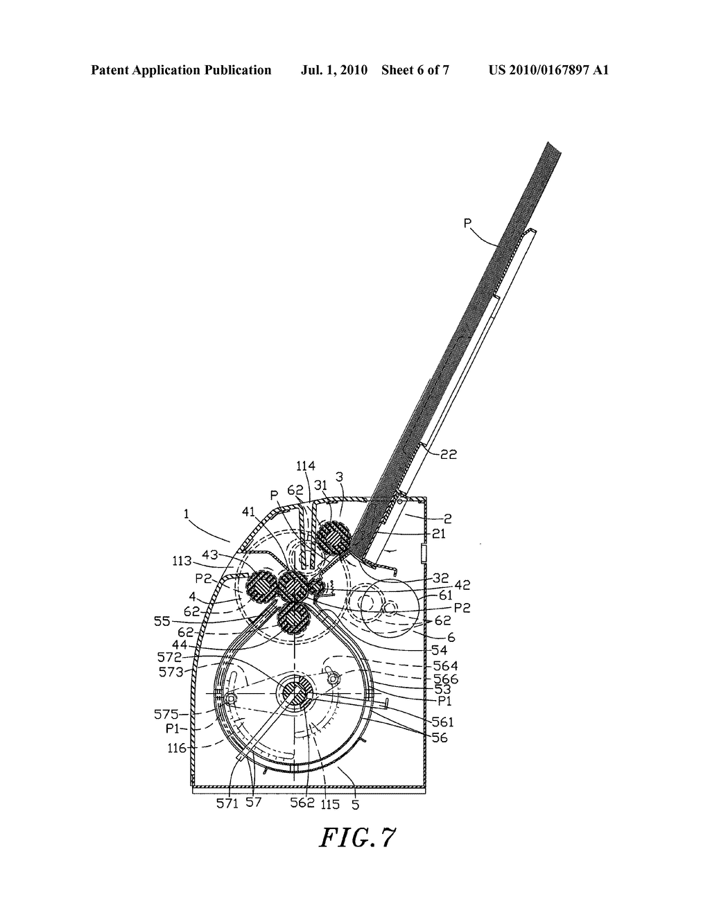 STRUCTURE FOR FOLDING TRAYS OF A PAPER FOLDER - diagram, schematic, and image 07