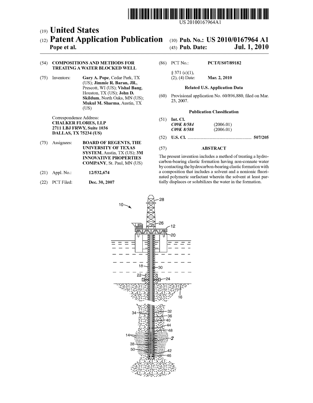 Compositions and Methods for Treating a Water Blocked Well - diagram, schematic, and image 01