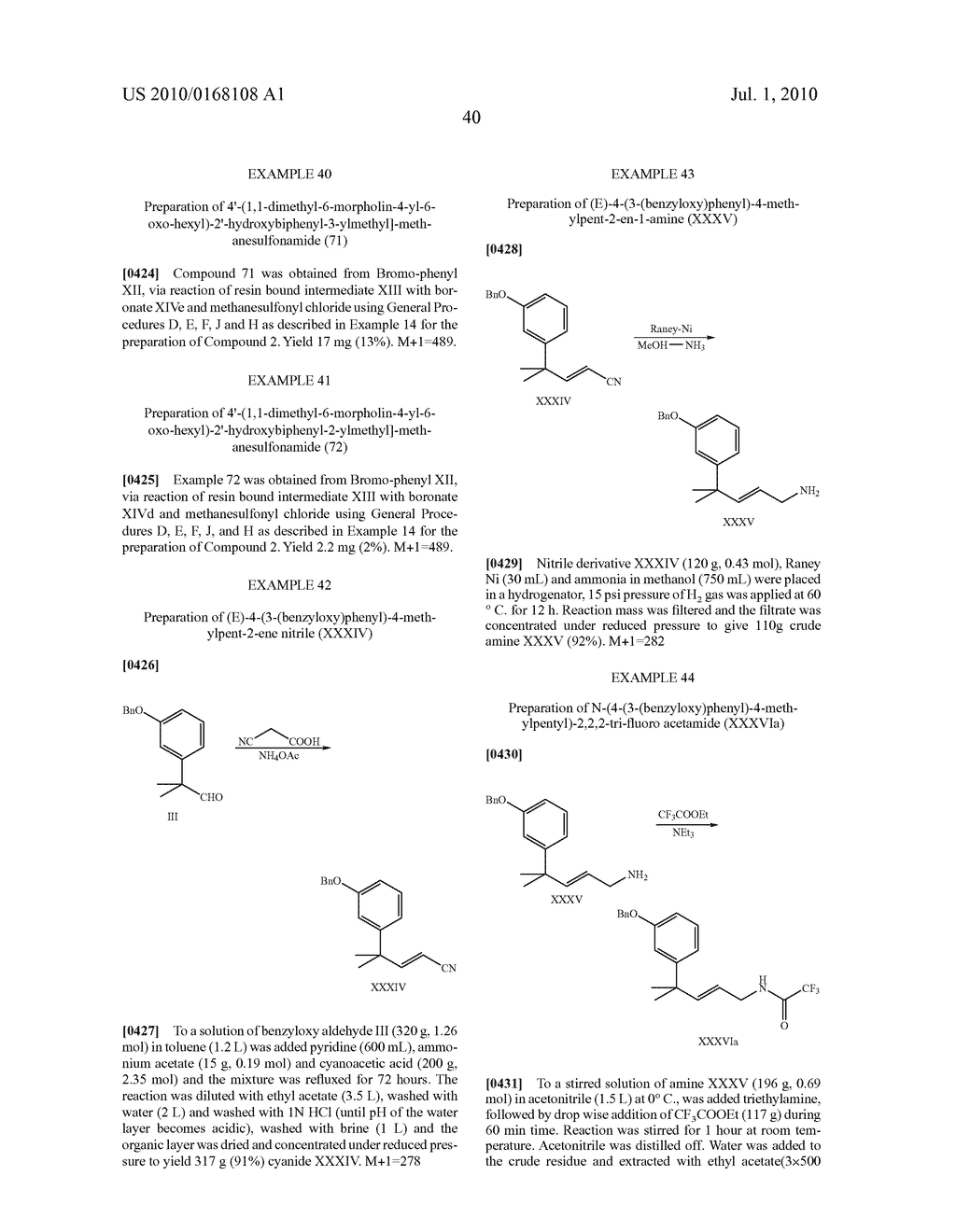 PHENYL DERIVATIVES AND METHODS OF USE - diagram, schematic, and image 41