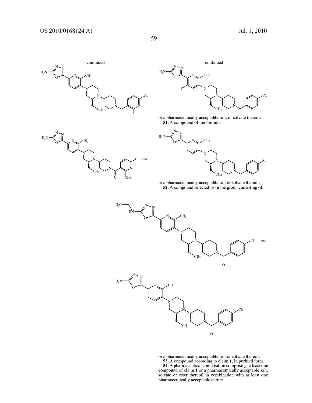 NOVEL HETEROCYCLIC SUBSTITUTED PYRIDINE COMPOUNDS WITH CXCR3 ANTAGONIST ACTIVITY - diagram, schematic, and image 60