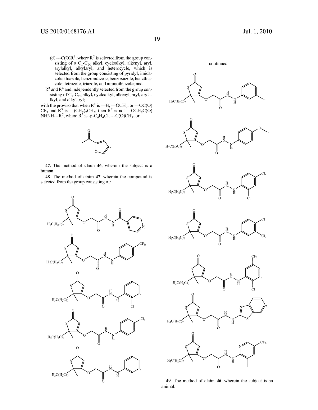 NOVEL COMPOUNDS, PHARMACEUTICAL COMPOSITIONS CONTAINING SAME, AND METHODS OF USE FOR SAME - diagram, schematic, and image 23