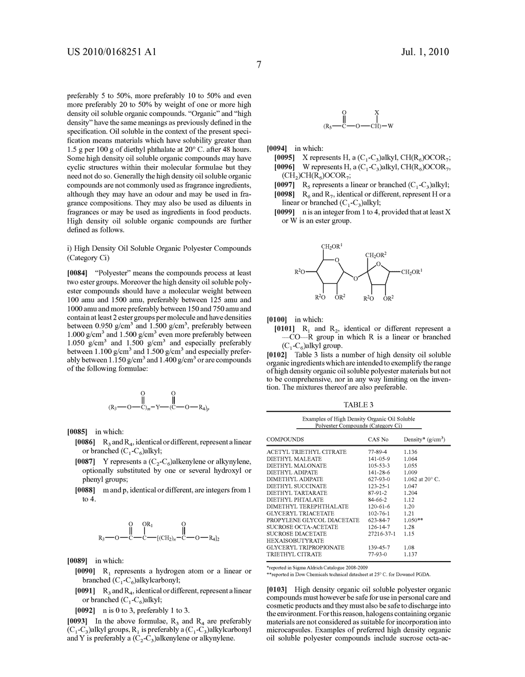 FRAGRANCE COMPOSITION FOR CORE SHELL MICROCAPSULES - diagram, schematic, and image 08