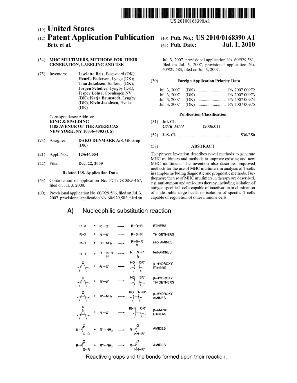 MHC MULTIMERS, METHODS FOR THEIR GENERATION, LABELING AND USE - diagram, schematic, and image 01