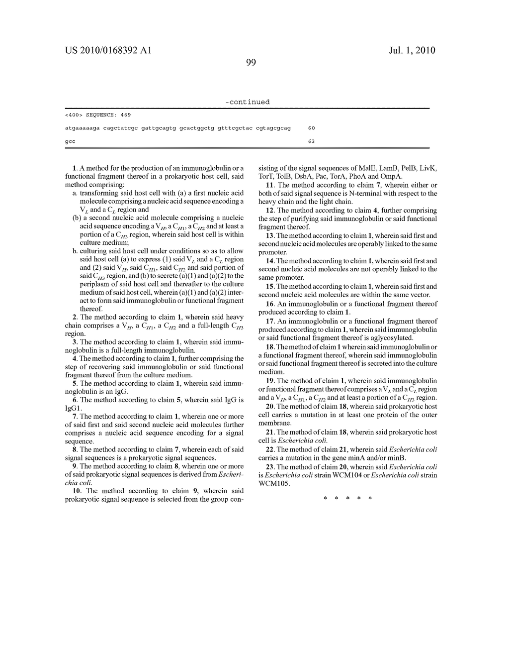 EXPRESSION OF FULL LENGTH IGG AND SECRETION INTO THE CULTURE MEDIUM OF PROKARYOTIC CELLS - diagram, schematic, and image 102