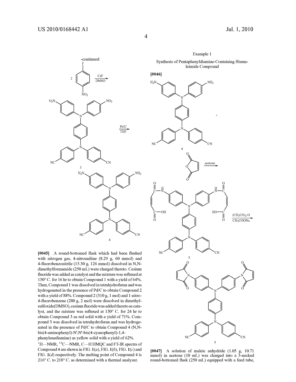 PENTAARYLDIAMINE-CONTAINING BISMALEIMIDE COMPOUND AND PRODUCING METHOD THEREOF - diagram, schematic, and image 12