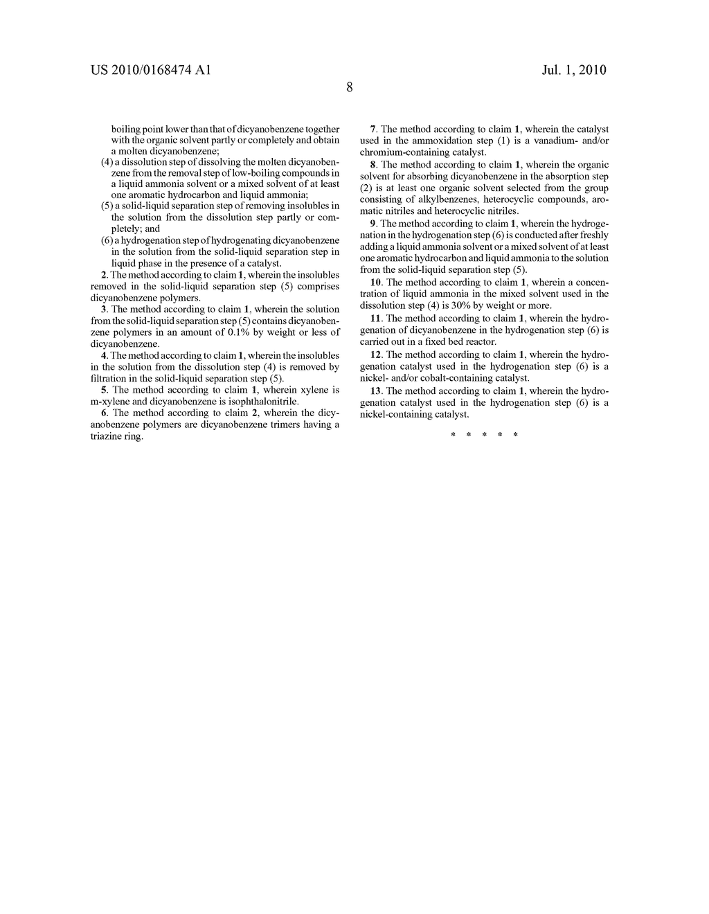 PRODUCTION METHOD OF XYLYLENEDIAMINE - diagram, schematic, and image 10