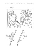 Multiuse, multipurpose, detachable, wrap-around, velcro secured seat belt attachment (EZE-FLAP) diagram and image