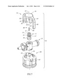 FLUID CONTROL DEVICE WITH MANUALLY DEPRESSED ACTUATOR diagram and image