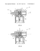 FLUID CONTROL DEVICE WITH MANUALLY DEPRESSED ACTUATOR diagram and image