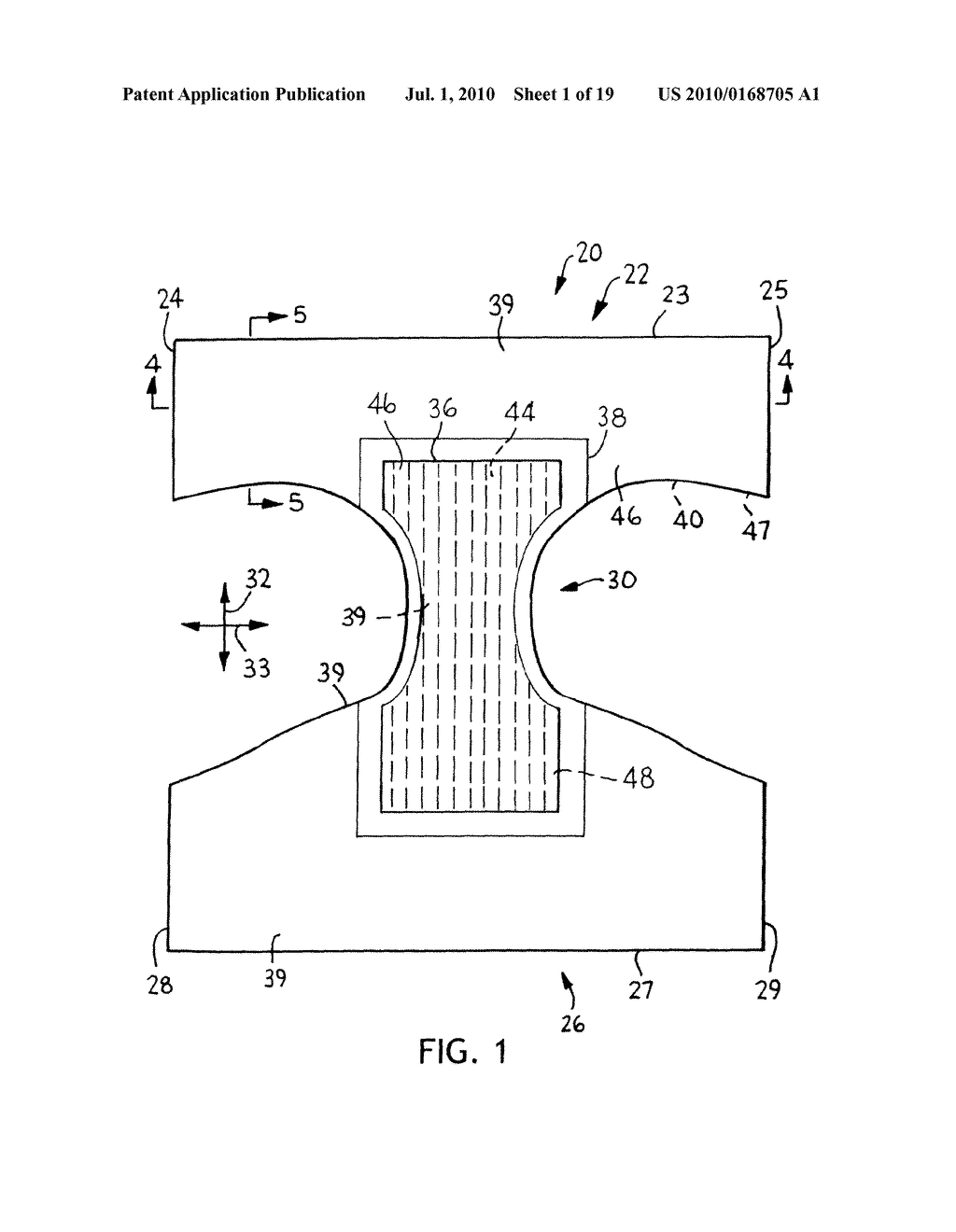 Disposable Absorbent Garments Employing Elastomeric Film Laminates With Deactivated Regions - diagram, schematic, and image 02