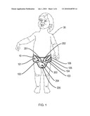 ADJUSTABLE DIAPER COVER WITH POCKETS diagram and image