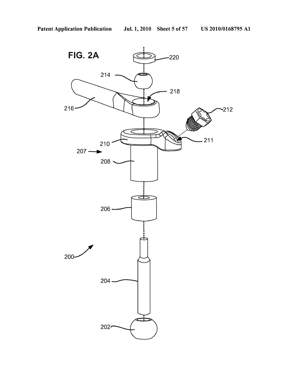 LOAD-SHARING BONE ANCHOR HAVING A NATURAL CENTER OF ROTATION AND METHOD FOR DYNAMIC STABILIZATION OF THE SPINE - diagram, schematic, and image 06