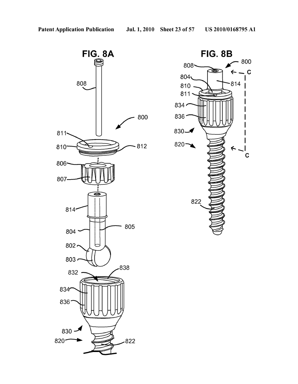 LOAD-SHARING BONE ANCHOR HAVING A NATURAL CENTER OF ROTATION AND METHOD FOR DYNAMIC STABILIZATION OF THE SPINE - diagram, schematic, and image 24