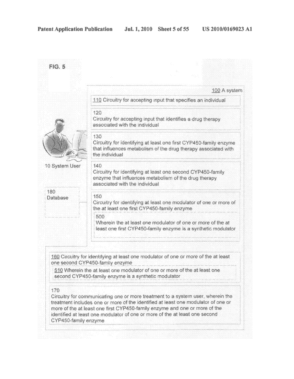 Computational methods and systems for suggesting modulators of CYP450 as treatment options - diagram, schematic, and image 06