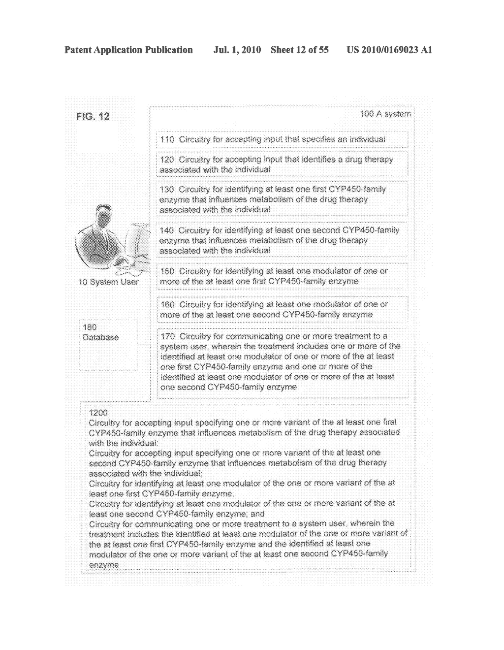 Computational methods and systems for suggesting modulators of CYP450 as treatment options - diagram, schematic, and image 13