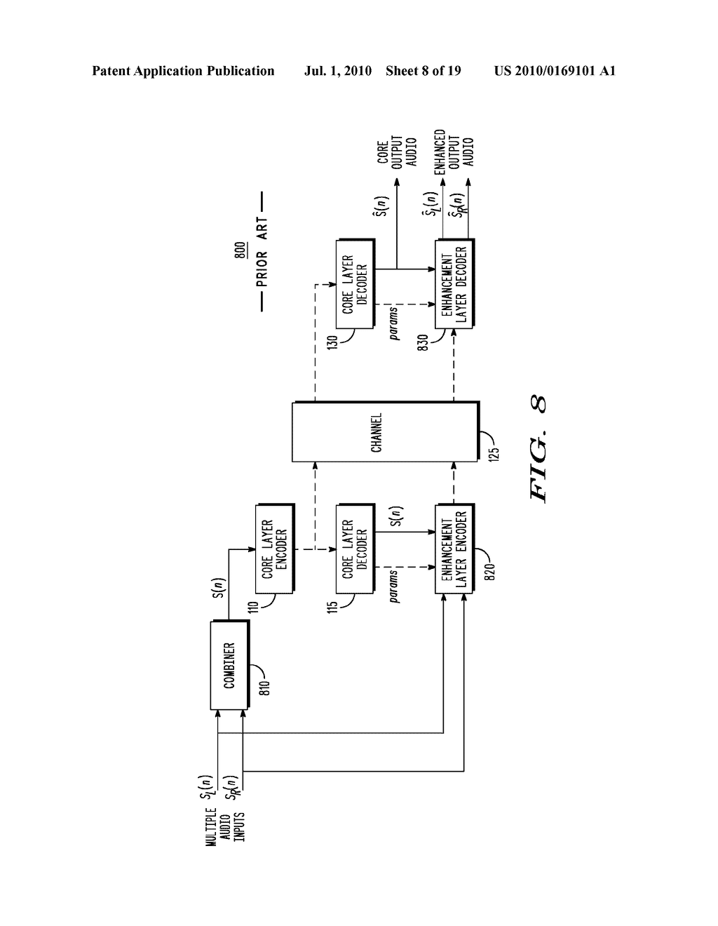 METHOD AND APPARATUS FOR GENERATING AN ENHANCEMENT LAYER WITHIN A MULTIPLE-CHANNEL AUDIO CODING SYSTEM - diagram, schematic, and image 09