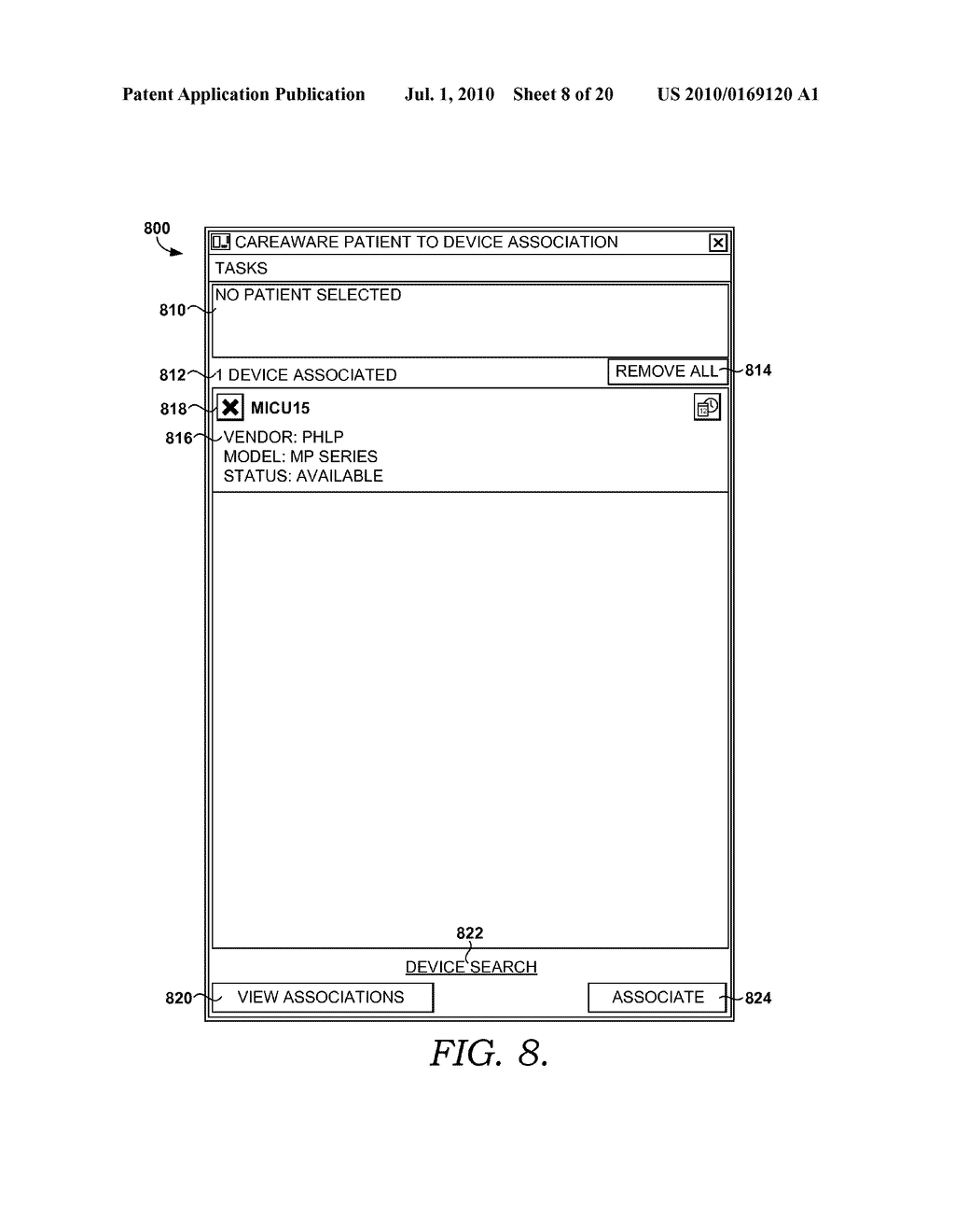 PATIENT TO DEVICE ASSOCIATION - diagram, schematic, and image 09