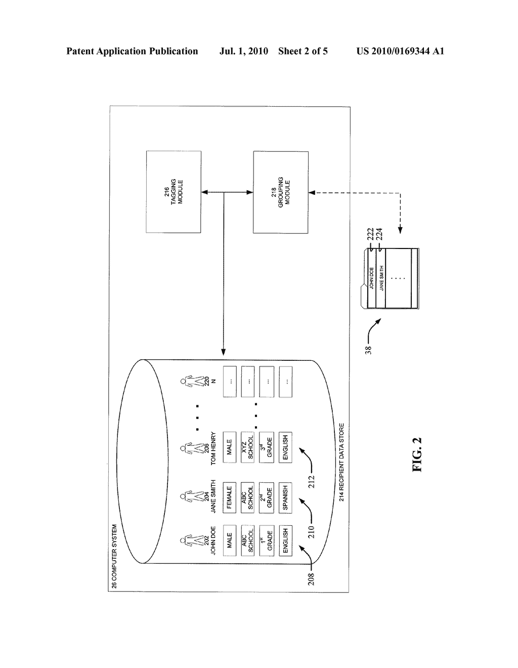 DYNAMIC FORMATION OF GROUPS IN A NOTIFICATION SYSTEM - diagram, schematic, and image 03