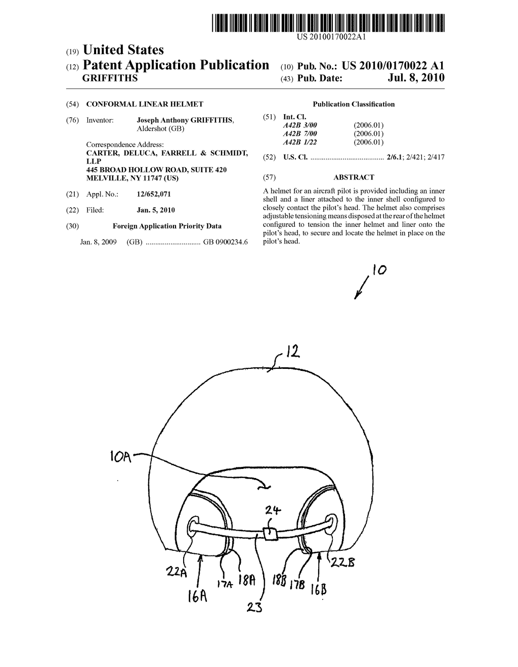 CONFORMAL LINEAR HELMET - diagram, schematic, and image 01