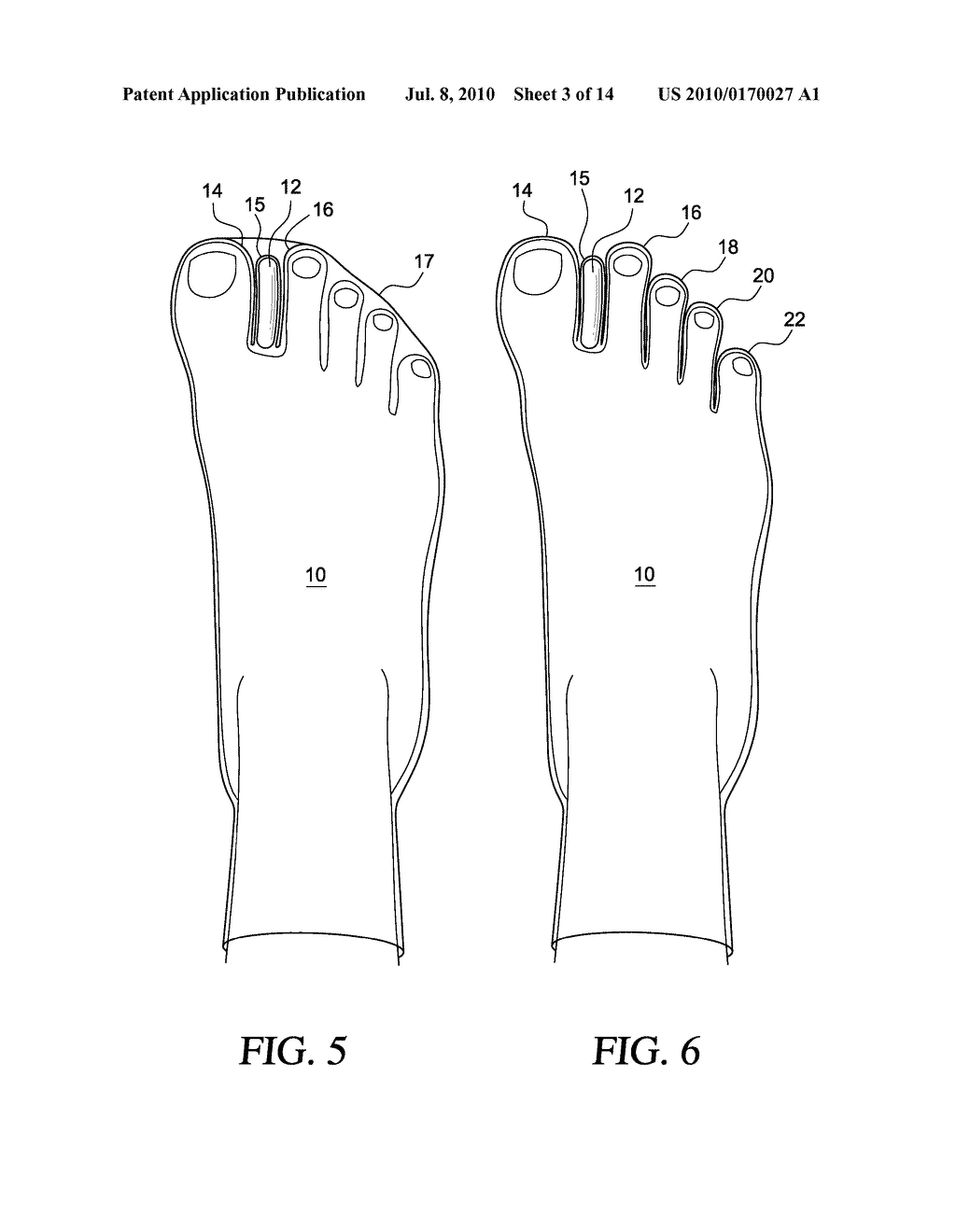 Toe Spacer Sock and Corrective Footwear - diagram, schematic, and image 04