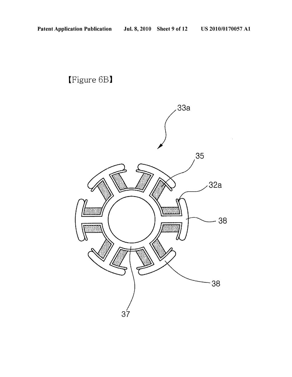 SLIM TYPE VACUUM INHALING APPARATUS HAVING HIGH EFFICIENCY AND ROBOT CLEANER USING THE SAME - diagram, schematic, and image 10