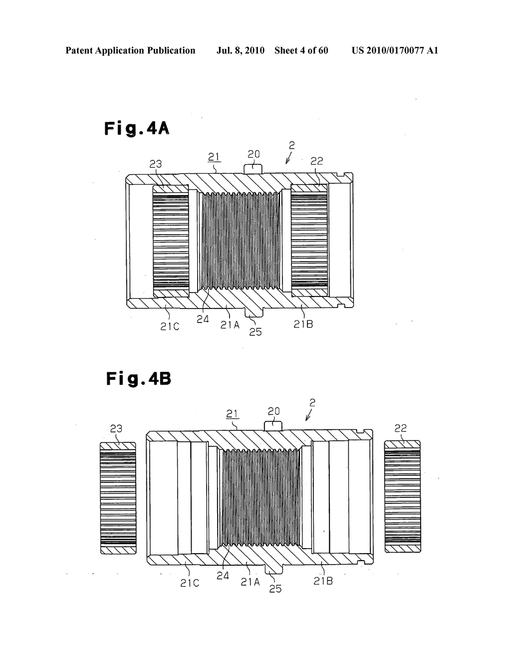 Method of producing mechanism for converting rotational motion to linear motion and jig for executing the method - diagram, schematic, and image 05