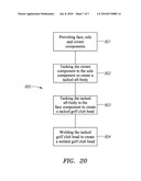 METHOD FOR CONSTRUCTING A MULTIPLE PIECE GOLF CLUB HEAD diagram and image