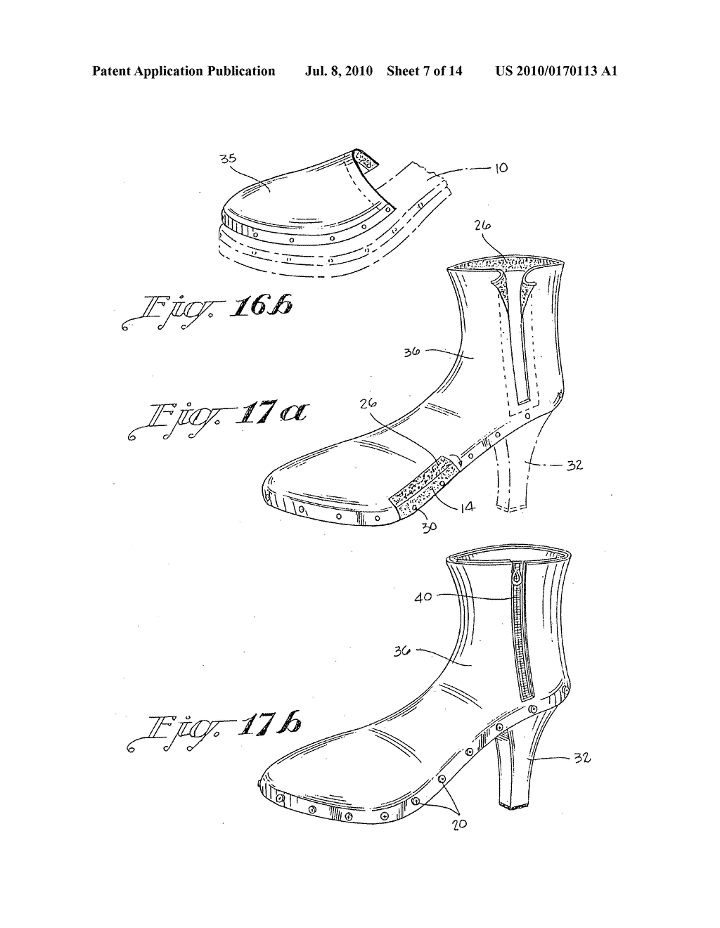 Shoe construction with attachable components - diagram, schematic, and image 08