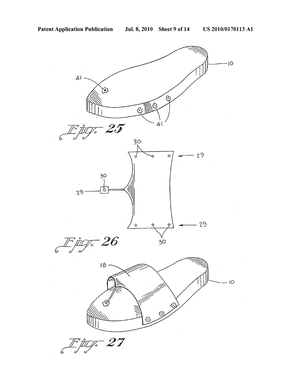 Shoe construction with attachable components - diagram, schematic, and image 10