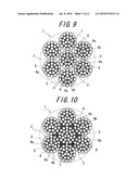 CORD, METHOD OF PRODUCING SAME, AND RUBBER-CORD COMPOSITE BODY diagram and image