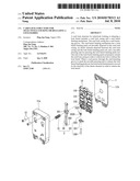 Card lock structure for selectively locking or releasing a lock barrel diagram and image