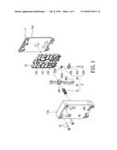 Card lock structure for selectively locking or releasing a lock barrel diagram and image