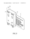 Card lock structure for selectively locking or releasing a lock barrel diagram and image