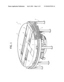 SYSTEM FOR SIMULATING THE GROUND EFFECT FOR TESTING VEHICLES OR THEIR SIMULACRA IN WIND TUNNELS diagram and image