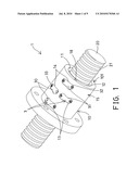 Deflecting device for ball screw device diagram and image