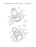 Multiple Blade Accessory for a Food Processor diagram and image