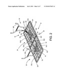 Foldable table with anti-torsion arrangement diagram and image