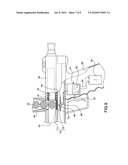 Apparatus for detecting the position of the paintball of a paintball gun diagram and image