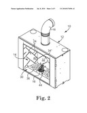 LIGHTING EFFECTS IN A HEATING APPLIANCE diagram and image