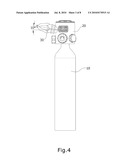 BREATHING APPARATUS STRUCTURE WITH TWO-STAGE REDUCED-PRESSURE SPARE AIR BOTTLE HEAD diagram and image