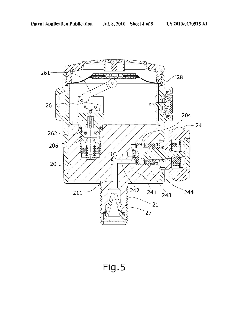 BREATHING APPARATUS STRUCTURE WITH TWO-STAGE REDUCED-PRESSURE SPARE AIR BOTTLE HEAD - diagram, schematic, and image 05