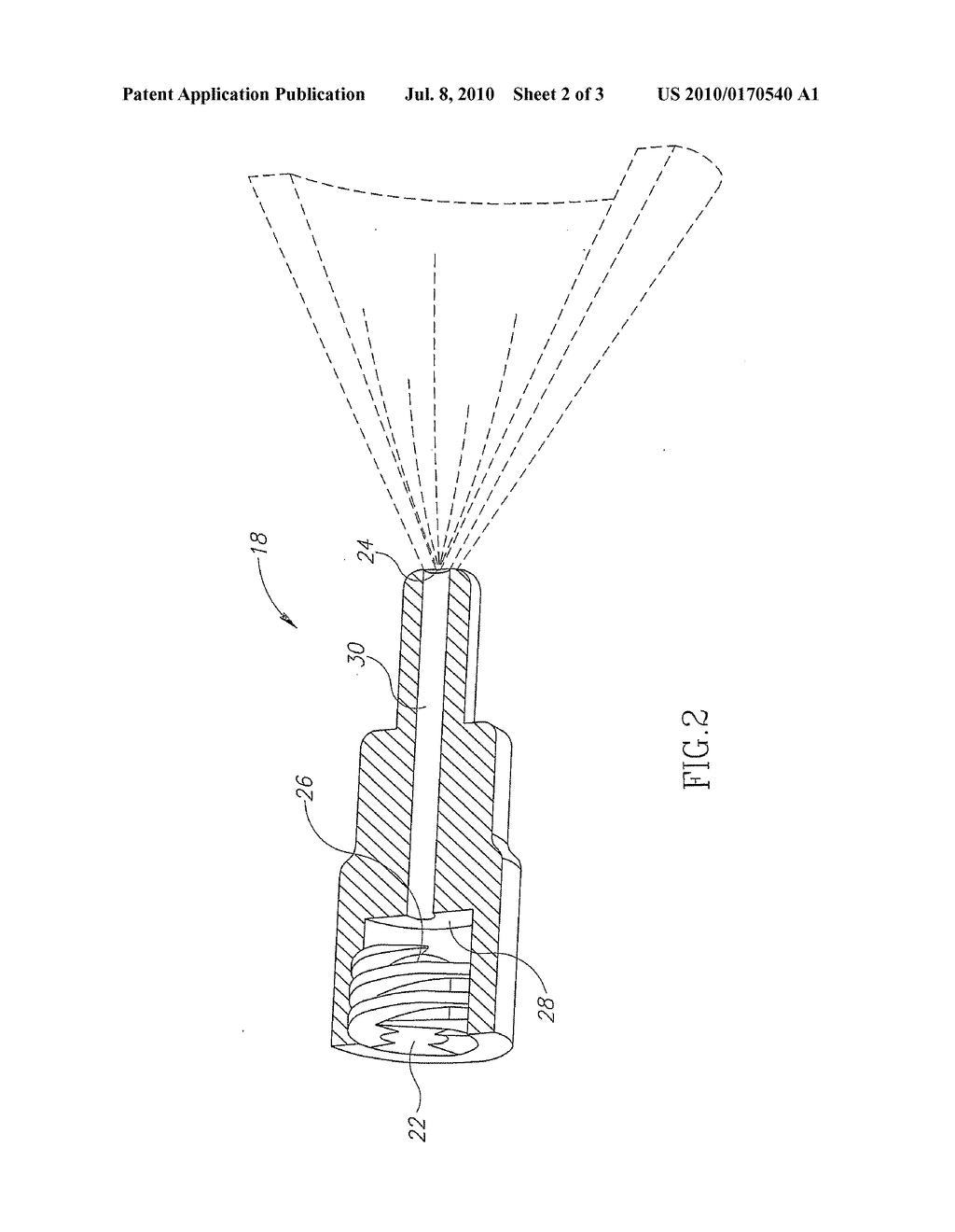 METHOD OF REMOVING SUPPORT STRUCTURE FROM 3-D OBJECTS MADE BY SOLID FREEFORM FABRICATION - diagram, schematic, and image 03