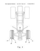 Asymmetric pattern tread for ATV tire diagram and image